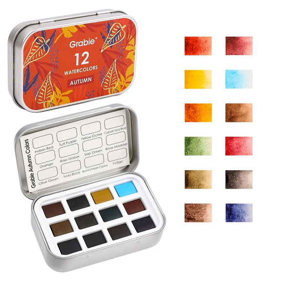 Autumn Watercolor Pocket Set
