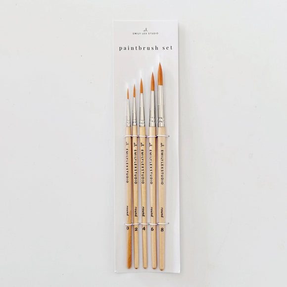 Watercolor Paint Brush Set