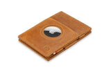 Garzini Wallet Airtag Brushed Cognac