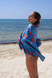 Cherry Beach Towel - Blue