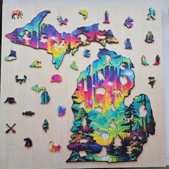 Puzzle - Michigan Northern Lights