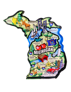 Magnet- Michigan Shape
