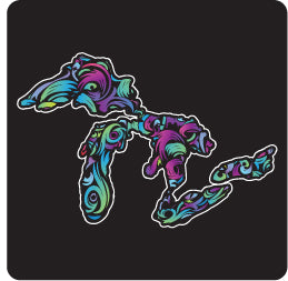 Wave Great Lakes Lg Decal