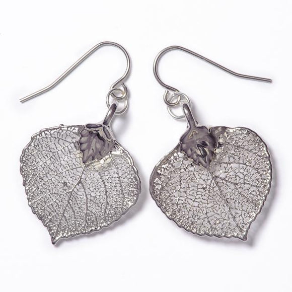 Aspen Wire Earrings - Silver