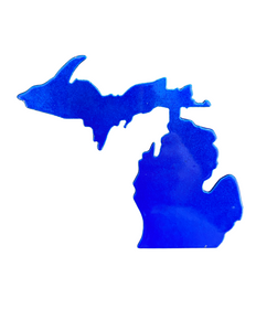 Blue Michigan Magnet