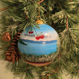 Hand-Painted Traverse City Ornamanet