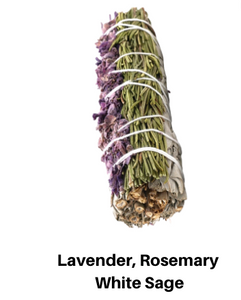 Lavender With Rosemary and White Sage Bu