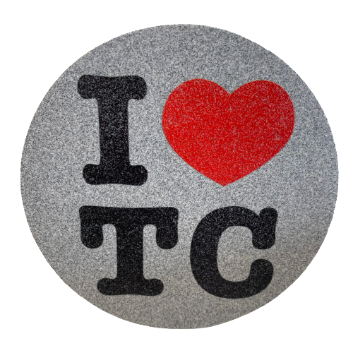 Coaster - I Love TC Heart