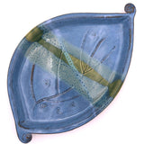 Leaf Platter - Blue