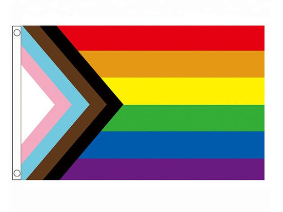 Progressive Pride Flag, 3X5'
